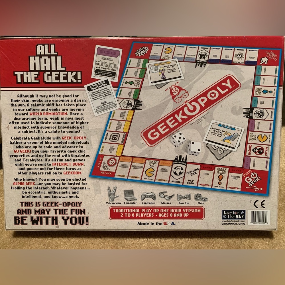 Geek-opoly Board Game - Picture 3 of 5